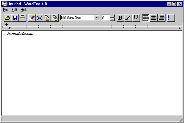 Picture of WordZee 4 Main screen
